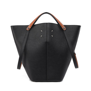 Sac fourre-tout pour femme, aspect cuir, grande capacité, avec bandoulière amovible - Product Image 3