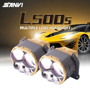 Nouveau modèle de phares à lentille LED super lumineux L500S de 3 pouces, lentilles LED pour la rénovation des phares de voiture, 6000K - Product Image 1