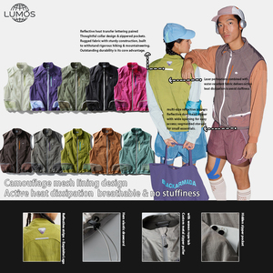 Chaleco Deportivo Ligero para Hombre con Logotipo Personalizado, Chaleco Casual de Verano con Cierre de Cremallera, Reflectante y de Secado Rápido - Product Image 2