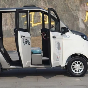 Export Family Small 4 Wheel Electric Vehicle Big Space Fully Enclosed New Energy Automobile for Elderly Electric Car - Product Image 1