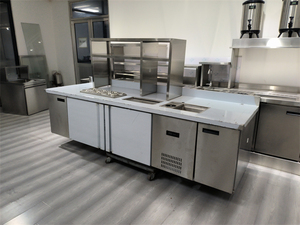 เคาน์เตอร์ร้านชาสแตนเลสยอดนิยมปี 2026 เคาน์เตอร์ชานมไข่มุกคุณภาพสูง - Product Image 5