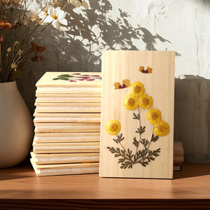 Kit de manualidades de marcapáginas de bambú para estudiantes de primaria, especímenes de plantas con flores prensadas, flores prensadas, flores reales - Product Image 5