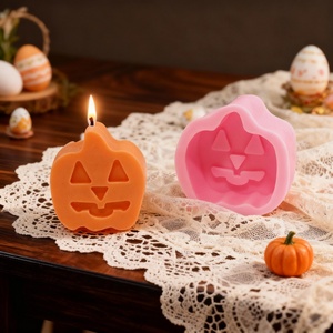 UNIMOUND Halloween Easter Pumpkin Candle <b>Silicone</b> Molds | Heat Resistant Non-Toxic Dishwasher Safe DIY Soap Cake <b>Baking</b> - Product Image 5