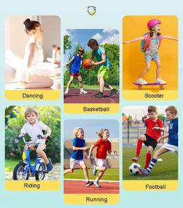 Rodilleras Aofit Personalizables de Espuma Gruesa, Diseño Plegable para Alivio del Dolor, para Gimnasia, Correr, Deportes Unisex para Niños - Product Image 2