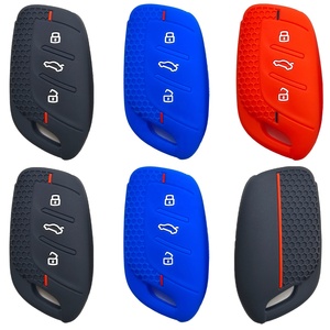Housse de clé de voiture en silicone, texture nid d'abeille, légère, résistante aux rayures, pour SAIC MG HS ZS MG5 MG6 Roewe I5 I6 <span class=keywords><strong>RX3</strong></span> RX5 3 - Product Image 4