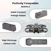 Sistem Cerdas Terintegrasi, Baterai Lithium-Ion 14.76V 2150mAH, Baterai Pengganti Tahan Lama dan Dapat Diisi Ulang untuk Avata 2