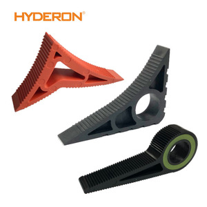 Butée de porte Hyderon en plastique à fixation au sol anti-collision avec adhésif, installation facile - Product Image 1
