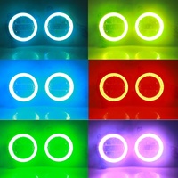 Phares LED RGB homologués DOT de 9 pouces, phares ronds RGB de 9 pouces, accessoires pour Jeep Wrangler JL JT 2018+