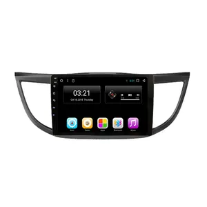 Android 102dinスリム10.1インチ容量性スクリーンカーラジオカーオーディオHONDA CRV2012用-