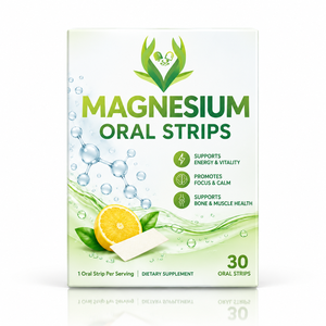 OEM ODM Bandes orales de magnésium et de sodium pour un sommeil plus réparateur et une clarté mentale accrue, film oral mince - Product Image 1