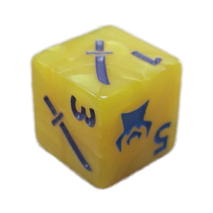 Mới lạ màu vàng Pearlescent DICE thiết lập tùy chỉnh Acrylic DICE với biểu tượng đặc biệt cho Tabletop chơi game - Product Image 4