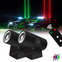 Éclairages de tuning intérieur automobile, installation facile, lampe de signalisation laser pour voiture, faisceau vert, rouge, bleu, couleurs d'avertissement de sécurité et de secours