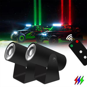 Éclairages de tuning intérieur automobile, installation facile, lampe de signalisation laser pour voiture, faisceau vert, rouge, bleu, couleurs d'avertissement de sécurité et de secours - Product Image 2