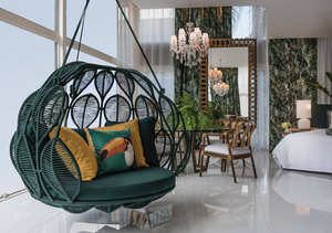 <span class=keywords><strong>Walden</strong></span>-Columpio de jardín con cuerda tejida a mano para adultos y niños, elegante columpio colgante para porche, 2021 - Product Image 4