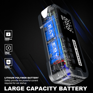 4 trong 1 1000A Máy nén khí máy bơm không khí 12V pin Powerbank ngân hàng điện xe nhảy khởi động - Product Image 4