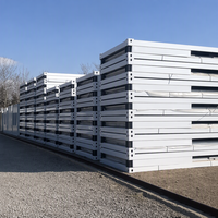Maison modulaire en conteneur préfabriqué en acier, design moderne, ignifuge, durable, à montage rapide et pliable