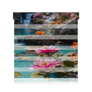 Stores à motif zèbre imprimés <span class=keywords><strong>jour</strong></span> <span class=keywords><strong>et</strong></span> <span class=keywords><strong>nuit</strong></span>, stores occultants filtrant la lumière, tissu double couche, motif personnalisé, couverture de fenêtre - Product Image 6