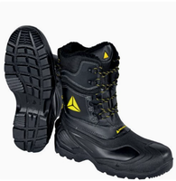 Bottes de sécurité chaudes doublées en fourrure du Canada, imperméables, respirantes, résistantes au froid, pour le travail en extérieur en hiver