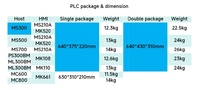 Système de contrôle informatique PLC PORCHESON MS500 MS210A pour machine de moulage par injection, machine de moulage par injection de plastique