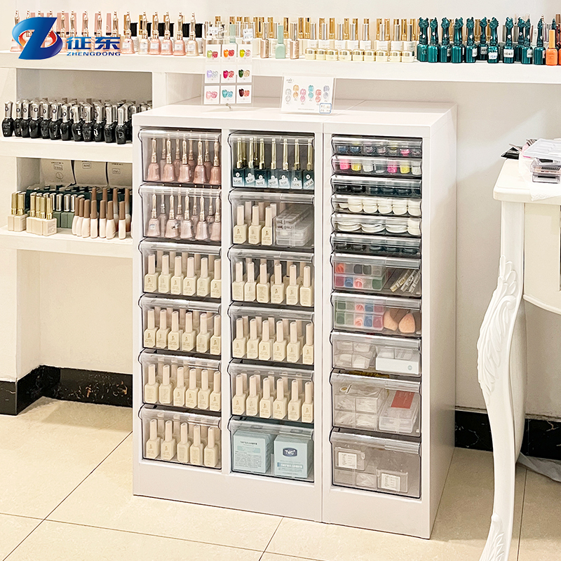 Salon Nail Shop Drawer Storage Cabinet