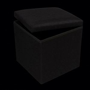 Modern <b>Stool</b> Living Room Furniture <b>Storage</b> Box Fabric Stainless Steel Bamboo Highest Quality Sample Available <b>Stools</b> Counter - Product Image 4