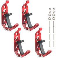 Charnière de fixation pliable en alliage fer-zinc pour porte-bagages de toit de camping-car, bus de passagers et véhicules tout-terrain, personnalisable, directement de l'usine