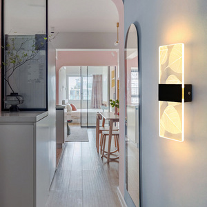 Modern Minimalist Crystal E26 LED Wall Lamp with <b>Touch</b> Control and Dimmable Feature for Bedroom Home Corridor - Product Image 4