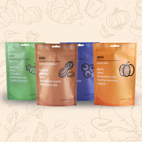 Sachets Doypack Personnalisés Imprimés en Mylar 50g 100g 250g 1kg pour Sel de Bain et Gommage Corporel – Emballage Ziplock