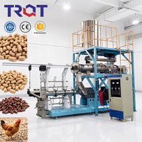Machine d'extrusion de granulés pour aliments pour animaux de compagnie (chiens, chats), machine de traitement d'aliments pour poulets, oiseaux, poissons, granulateur d'aliments pour volailles à prix réduit