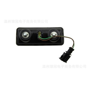 Manija de la puerta trasera del maletero 6Y0827574 para Volkswagen Skoda, pieza de repuesto de metal negro - Product Image 1