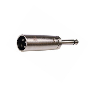 T109 Xlr Male To 6.5mm Mono <b>Plug</b> Audio <b>Adapter</b> Zinc Alloy Connector For Audio Equipment - Product Image 1