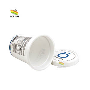 Usine directe IML emballage conteneur 720ml en plastique yaourt pot <span class=keywords><strong>rond</strong></span> crème glacée bacs boîte PP barbe à papa baignoire - Product Image 6