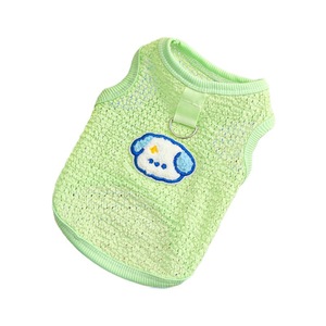 Other Hollow-Out Breathable Dog Vest Summer Elastic Pet <b>Clothes</b> <b>For</b> Dogs And <b>Cats</b> Cute Animal Pattern Vest Style - Product Image 5