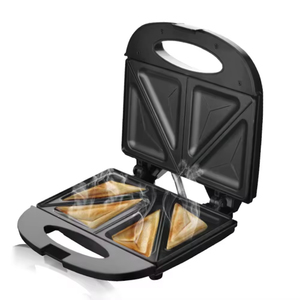 European Style Automatic Household Sandwich Waffle Toast <b>Breakfast</b> <b>Maker</b> Double-Sided Heating Non-Stick USB Powered Plastic - Product Image 1