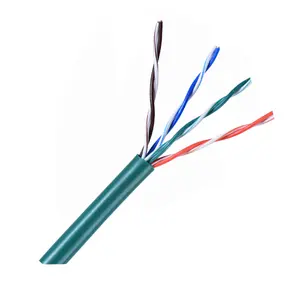 Rj 45 베어 구리 도체 슬림 케이블 고속 PVC 재킷 UTP 250mhz Cat5e LAN 케이블 네트워크 케이블