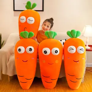 子供のためのカスタムぬいぐるみぬいぐるみぬいぐるみ野菜ニンジンぬいぐるみソフトぬいぐるみ