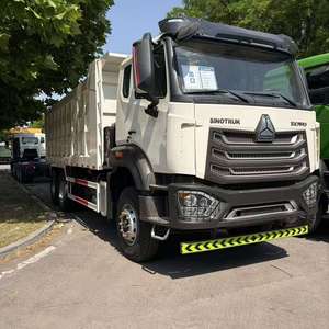 รถบรรทุก SINOTRUK HOWO NX 6x4 มือสอง เครื่องยนต์ดีเซลยูโร 5 371/380 แรงม้า เครื่องยนต์ Weichai รถบรรทุกหนักแบบเทท้าย พร้อมกล้องมองหลัง สำหรับงานเหมืองและก่อสร้าง - Product Image 1