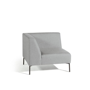 Outdoor furniture corner sofa with aluminum base and upholster corner <strong>seating</strong> 2022 - Product Image 1
