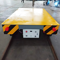 Elektrischer Schienenflachwagen 36V Schienen-Transportwagen für Stahlwerks-Werkstätten