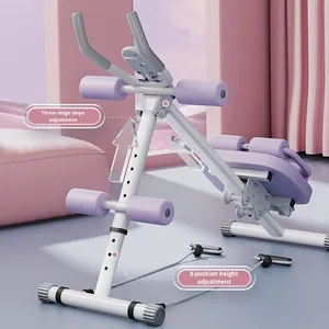 Máquina de Ejercicios <span class=keywords><strong>Abdominales</strong></span> para el Hogar con Marco de ABS Resistente, Diseño Plegable para Hacer Ejercicio y Moldear el Cuerpo - Product Image 2
