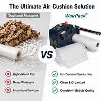 Machine automatique de gonflage de coussins d'air, système polyvalent de remplissage de vide pour l'expédition