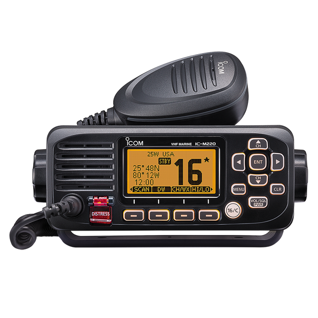 IPX7 Certified for Icom IC-M220 Maritime Walkie Talkie VHF Marine Fixed Transceiver with Waterproof Feature