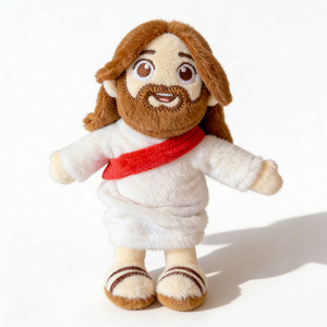 Jouet en peluche à porter sur l'épaule, poupée Jésus, jouets pour enfants, vente en gros, jouets <span class=keywords><strong>pas</strong></span> chers, mini jouets pour machine à griffes - Product Image 1