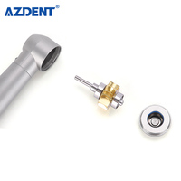 Pièce à main dentaire Azdent Joydental E-generator LED haute vitesse avec tête à couple et roulement en céramique, corps en acier inoxydable