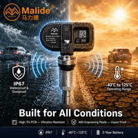 Sistema Universal de Alarma de Presión de Neumáticos TPMS, Sensor Interno de Modo Dual BLE y RF, Condiciones Extremas de Carretera, Venta al Por Mayor de Fábrica