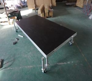 Étape portative en aluminium extérieure d'événements de concert d'étape avec la roue d'étape - Product Image 2