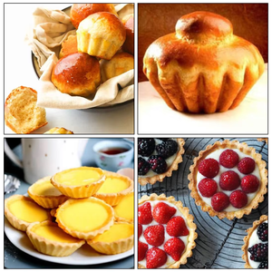 Poêle à <span class=keywords><strong>brioche</strong></span> Offre Spéciale 6 tasses <span class=keywords><strong>moule</strong></span> à <span class=keywords><strong>brioche</strong></span> en silicone 2 paquets pour la cuisson de la tarte, muffins, pouding <span class=keywords><strong>moule</strong></span> antiadhésif - Product Image 4