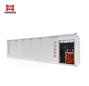 20ft and 40ft diesel and gasoline fuel filling station container for sale Container type gas station