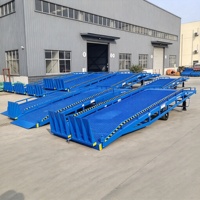 Ramp Hidrolik Mobile 8 Ton untuk Pemuatan Kontainer di Dermaga, Cocok untuk Truk dan Forklift
