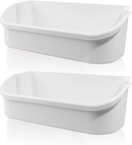 240356401 Remplacement de bac de <span class=keywords><strong>porte</strong></span> de réfrigérateur électrique en plastique (2 pièces) pour AP2116036 240356406 - Nouvel <span class=keywords><strong>accessoire</strong></span> pour appareil électroménager - Product Image 1